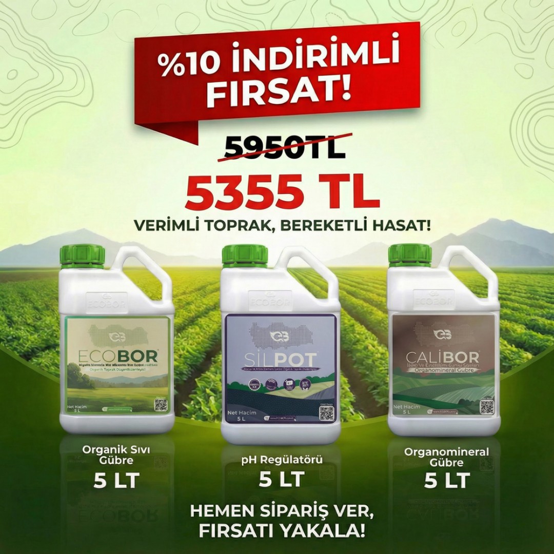 Kış Sebzeleri için 3'lü Organik Gübre Seti