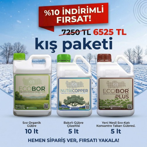 Ecobor Avantajlı Kış Paketi 3'lü Set