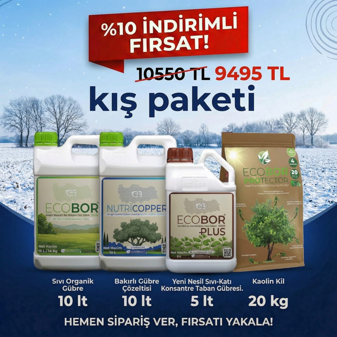 Ecobor Avantajlı Kış Paketi Süper 4'lü Set
