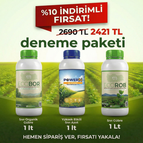 Ecobor Deneme Fırsat Paketi 3'lü