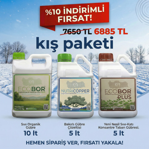 Ecobor Avantajlı Kış Paketi 3'lü Set