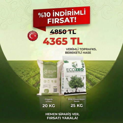 Yaz Paketi 3'lü Organik Gübre Seti