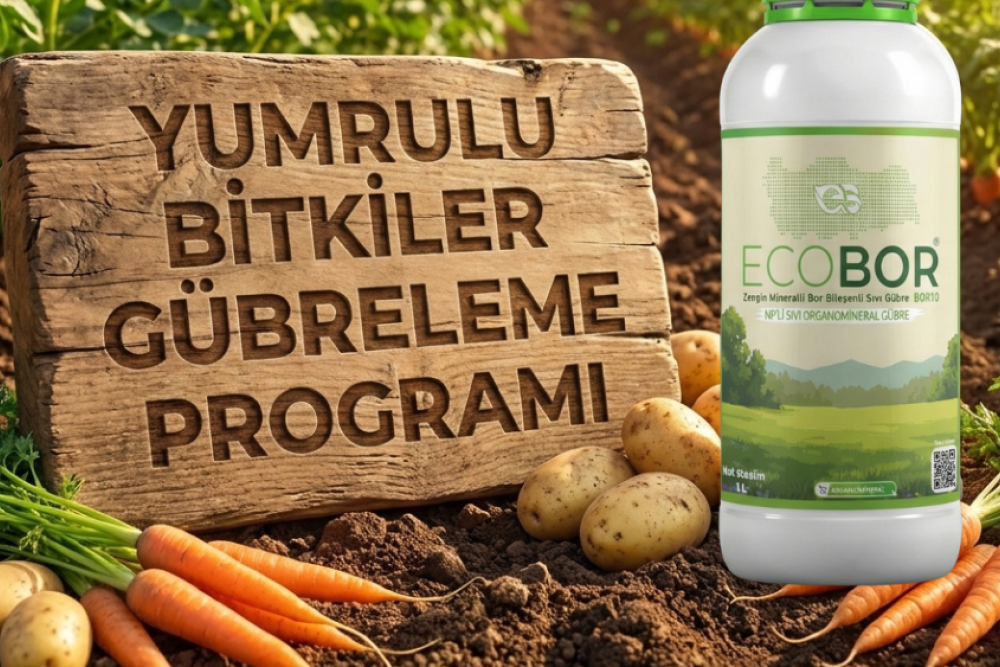 Yumru Bitkiler Gübreleme Rehberi: Yüksek Tonaj ve Kaliteli Patates İçin Entegre Ecobor Programı