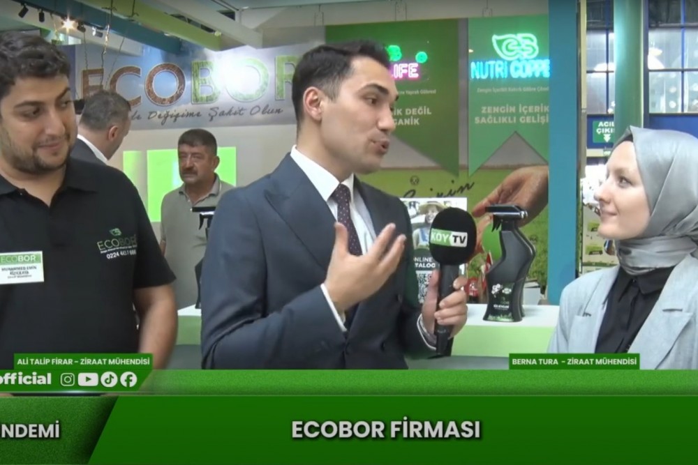 Ecobor Bursa Tarım Fuarı'nda Köy TV Canlı Yayın'ına Katıldık