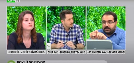 KÖY TV'DE CANLI YAYINLANAN 'KÖYLÜ SORUYOR' PROGRAMINA KONUK OLDUK