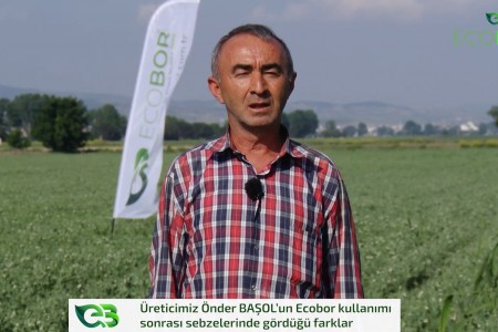 SEBZE ÜRETİMİNDE ECOBOR FARKI!